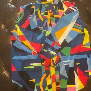 Ralph Lauren Printed Crepe Women’s Shirt